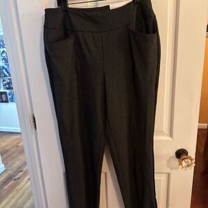 - CATO horse grey dress pants NWT. Pockets in front